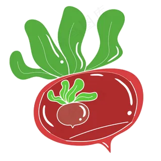 简约可爱水果蔬菜红萝卜