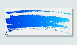 不规则蓝色动感笔刷图