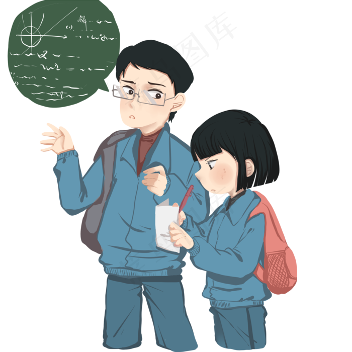 高考加油复习温书冲刺讲题同学P(2000X2000(DPI:300))psd模版下载