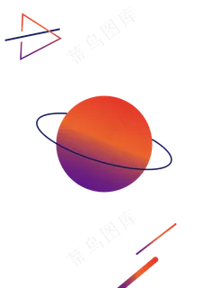 炫酷星球线条元素 炫酷星球线条元素