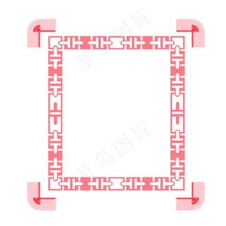 喜庆花边边框设计元素,免抠元素
