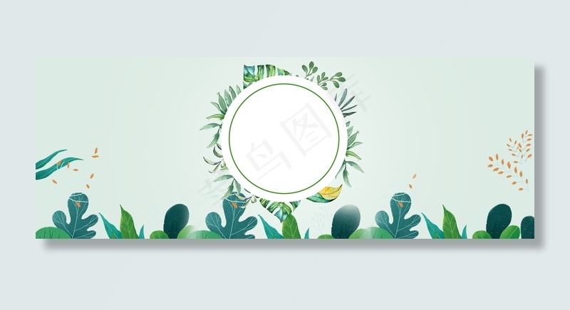 春季服装促销边框海报背景