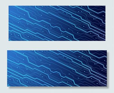 电子科技未来技术banner展板