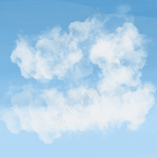 整片蓝天白云,免抠元素