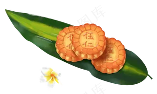 中秋节手绘五仁月饼