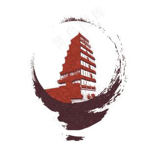 标志性建筑西安大雁塔