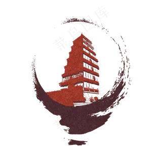 标志性建筑西安大雁塔