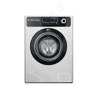 高档智能滚筒洗衣机正视图