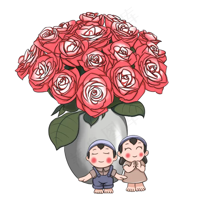 情人节鲜花小情侣5
