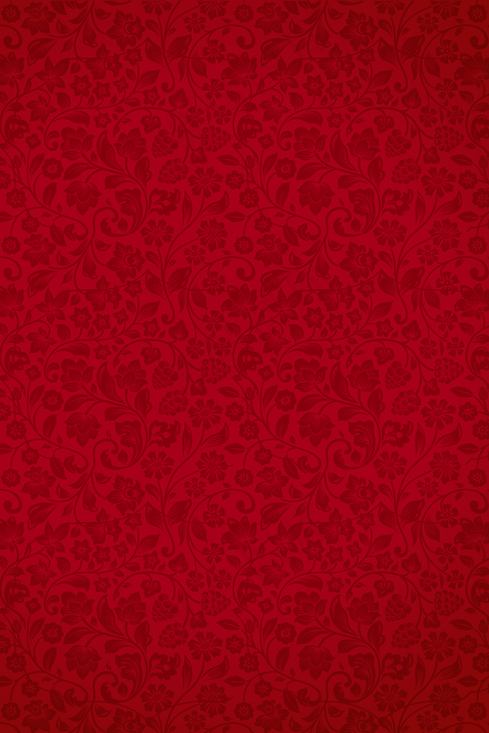 红色中国风花纹暗纹背景