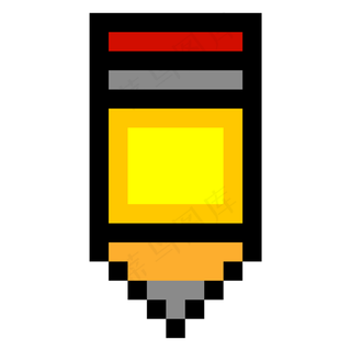 像素风格铅笔图标