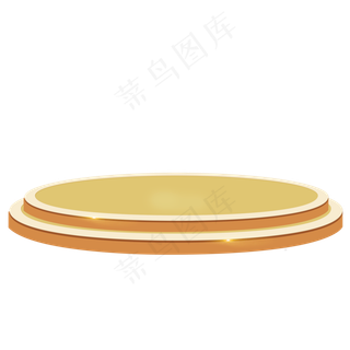 大促金色商品展台,免抠元素