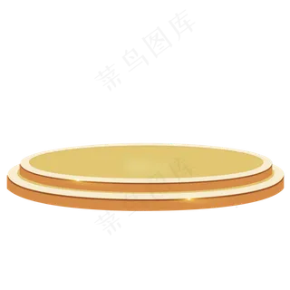 大促金色商品展台,免抠元素