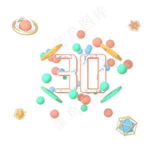 C4D多彩浪漫质感电商母亲节情