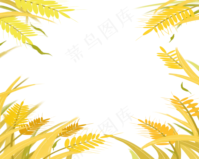 黄色小麦(2122X1693(DPI:300))psd模版下载