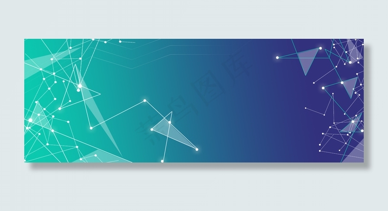 渐变科技几何商务科技感背景