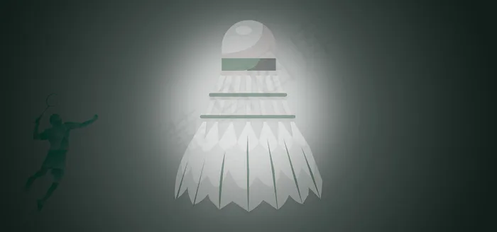 校园招聘羽毛球社团简约banner