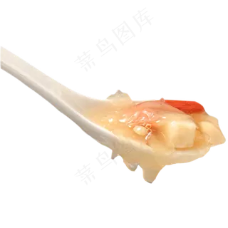 一勺银耳羹,免抠元素