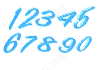 质感玻璃3d数字