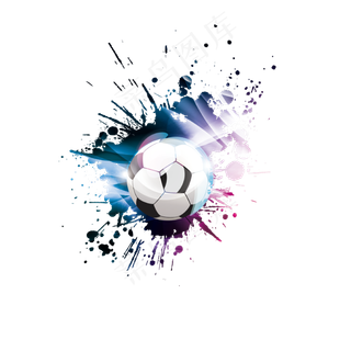 炫酷世界杯足球免扣素材