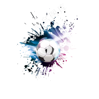 炫酷世界杯足球免扣素材