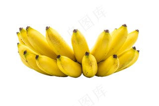 黄色香蕉食物