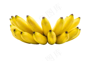 黄色香蕉食物