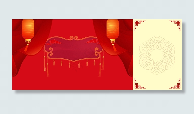 年会入场券背景素材