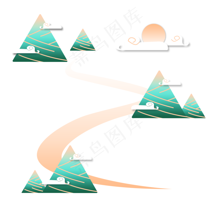 端午节中国风纹理