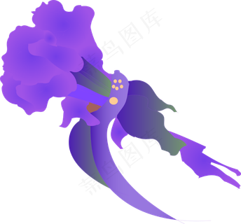 ai矢量花束图案