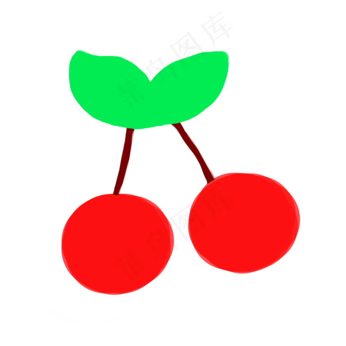果水果果子蔬菜红樱桃(2000X2000(DPI:300))psd模版下载