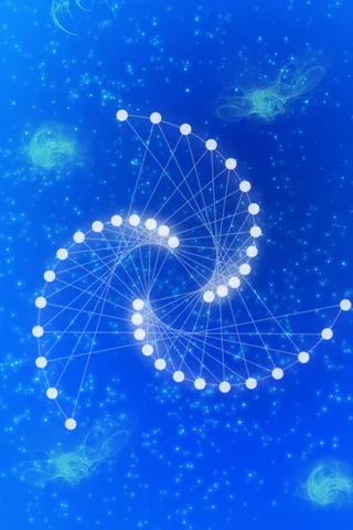 线条粒子烟雾科技