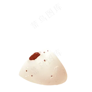 白白的糯米粽子免扣图