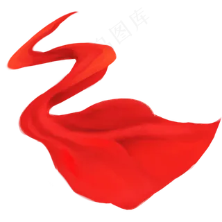 红色七一建党节丝绸装饰布料