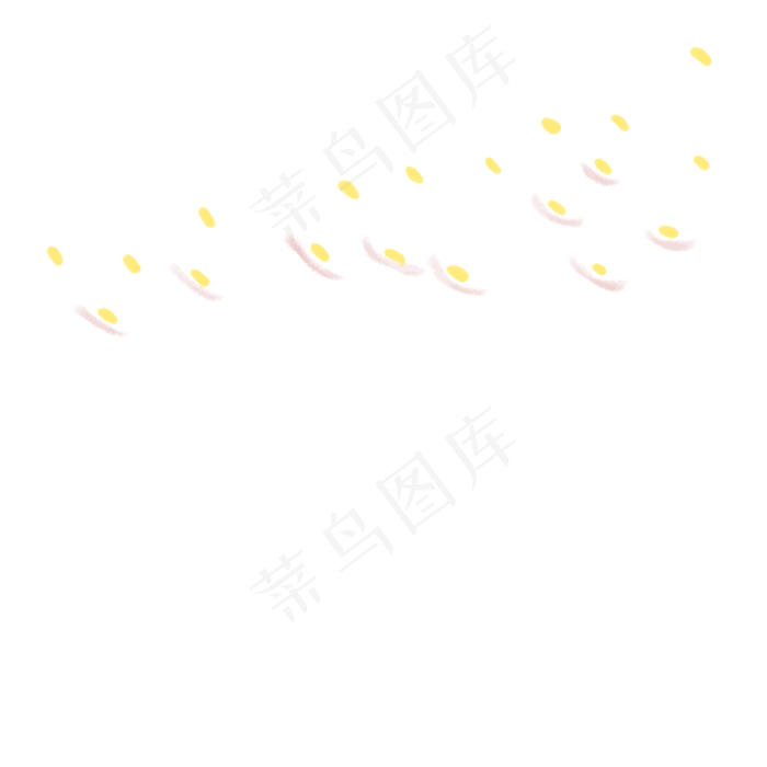 卡通白色花朵下载(2000X2000(DPI:300))psd模版下载
