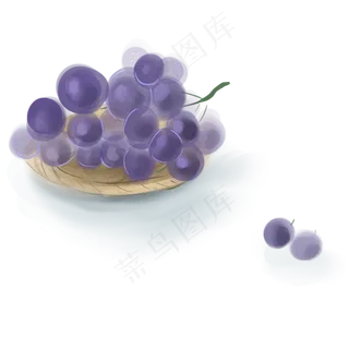 一盘子葡萄