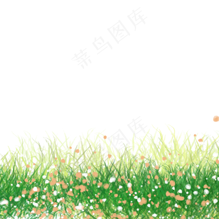 春天草地,免抠元素(2000X2000(DPI:300))psd模版下载