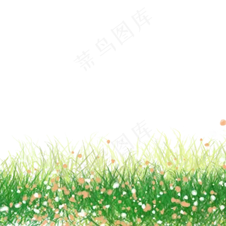 春天草地,免抠元素