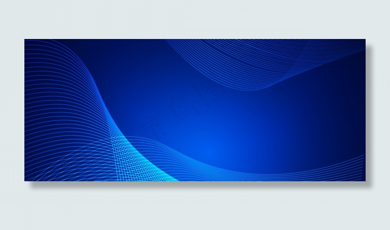 几何线条蓝色渐变大气商务背景