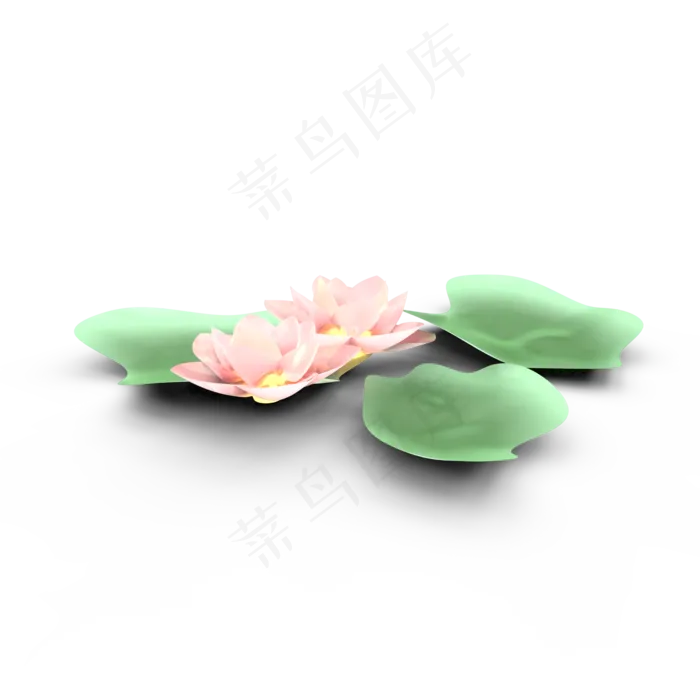 c4d夏天荷花粉(2000*2000px 300 dpi )