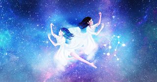 唯美梦想光芒夜空星座