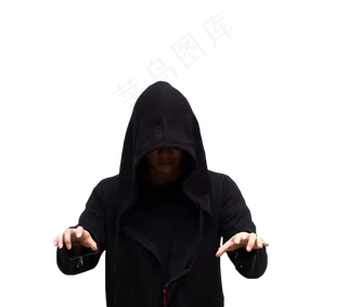 黑衣人人物,免抠元素