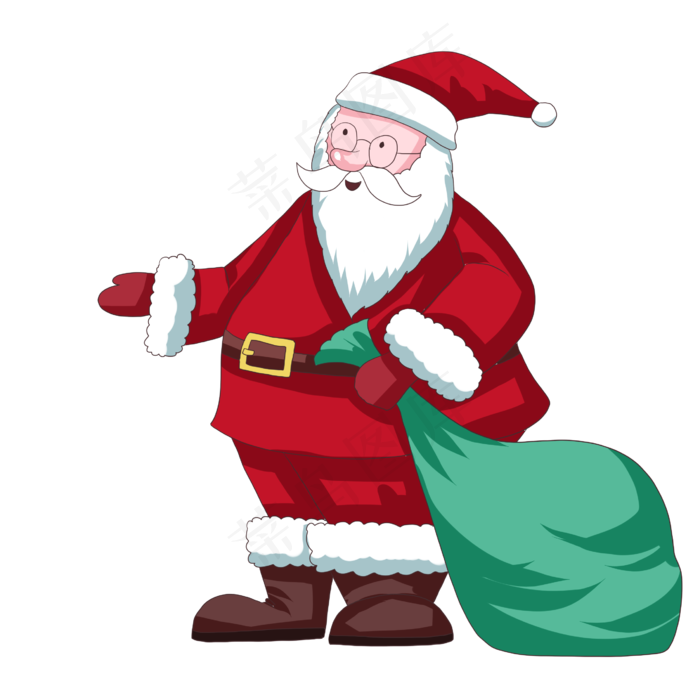 圣诞节圣诞老人圣诞日圣诞狂欢礼,免抠元素