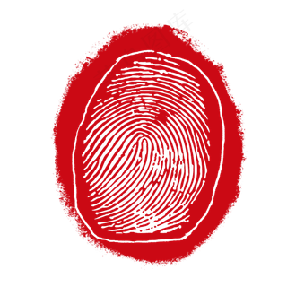 指纹印章素材元素