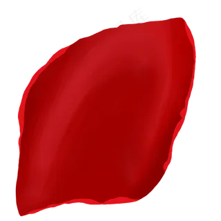 红色玫瑰花瓣卡通素材免费下载