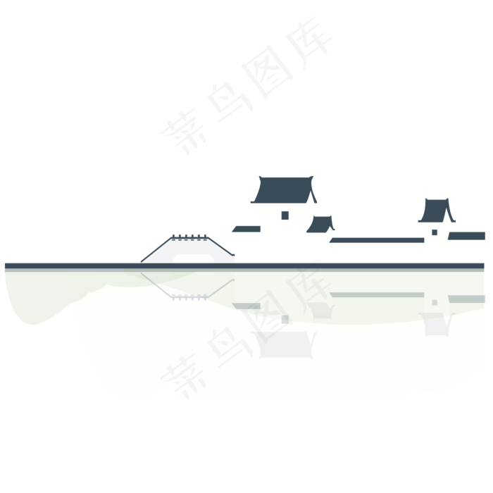古典建筑(2000X2000(DPI:300))ai矢量模版下载