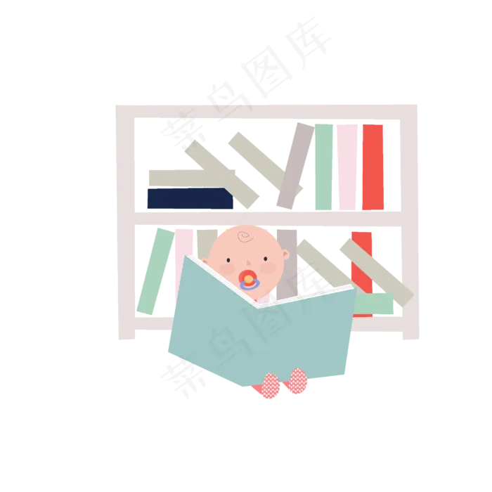 学生学习装饰图案元素(2500*2500px 300 dpi )ai矢量模版下载