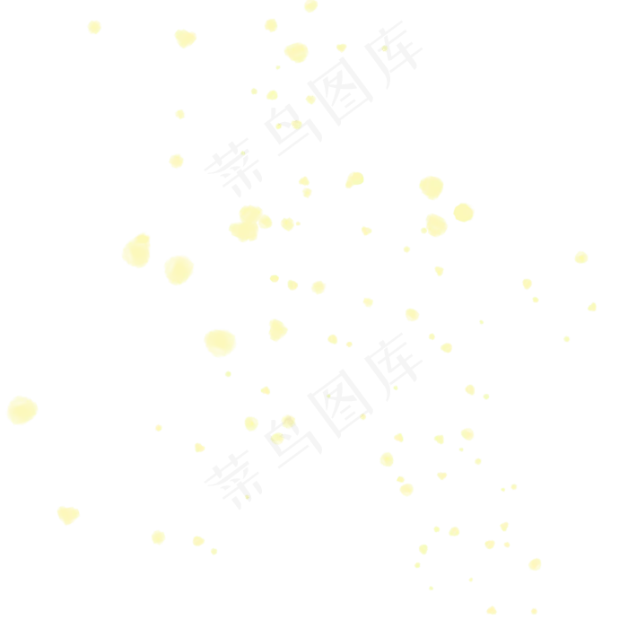 金色星光点点,免抠元素
