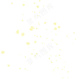 金色星光点点,免抠元素
