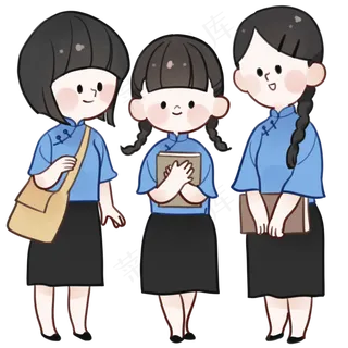 五四青年节民国青年,免抠元素